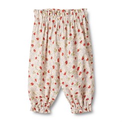 Wheat trousers Polly - Rose strawberries